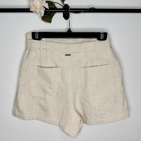 Billabong Textured Cotton Paperbag Shorts - Picture 4 of 8